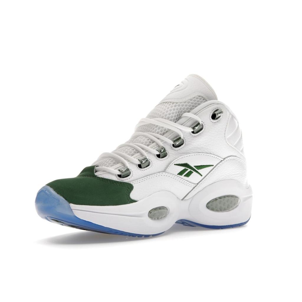 Reebok Question Mid NCAA Pack - Michigan State 2023 Men Sneakers White Cloud-White Pine-Green ID6690