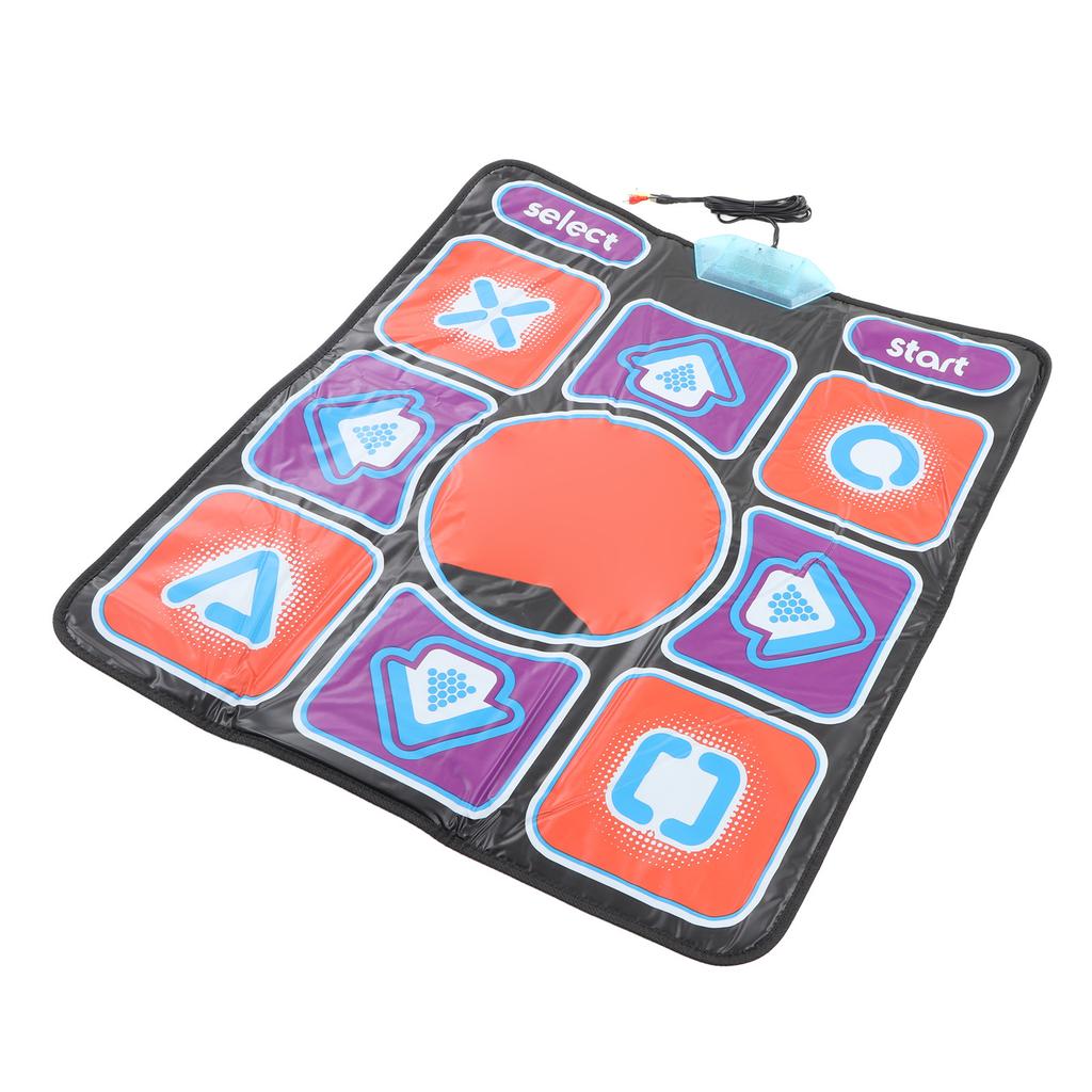 Танцевальный музыкальный коврик для одного человека, домашний ритм-степ-мат для игр, двойной объемный игровой коврик для