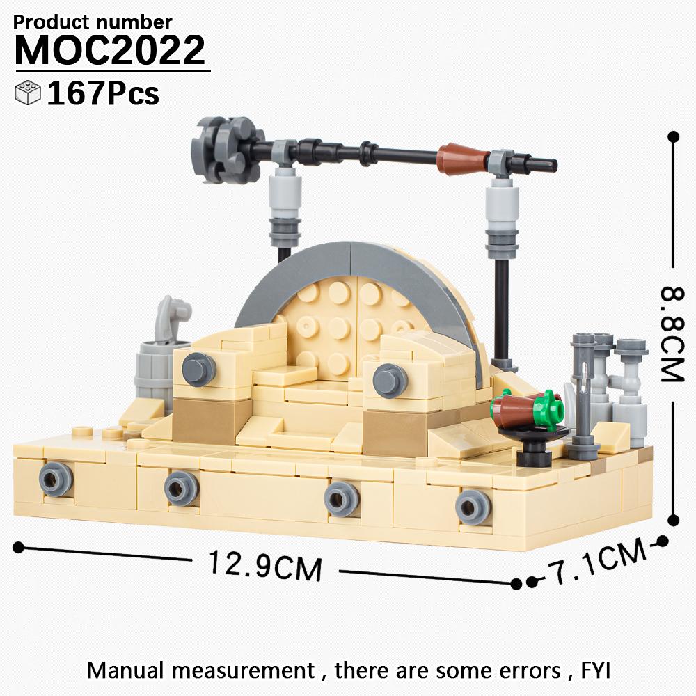 MOOXI Серия «Космические войны» Сценарная модель MOC Кирпич DIY Диорама Взрослые Детские Игрушки Набор строительных блоков Монтессори Подарки Украшение