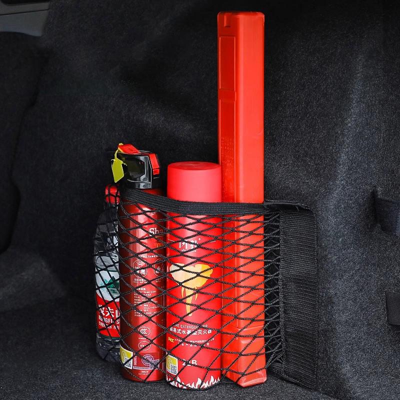 Универсальная автомобильная сетка для багажника, сиденья, эластичная веревка, сетка, наклейка, сумка для хранения, карманная клетка, автоорганайзер, сумка на спинку сиденья