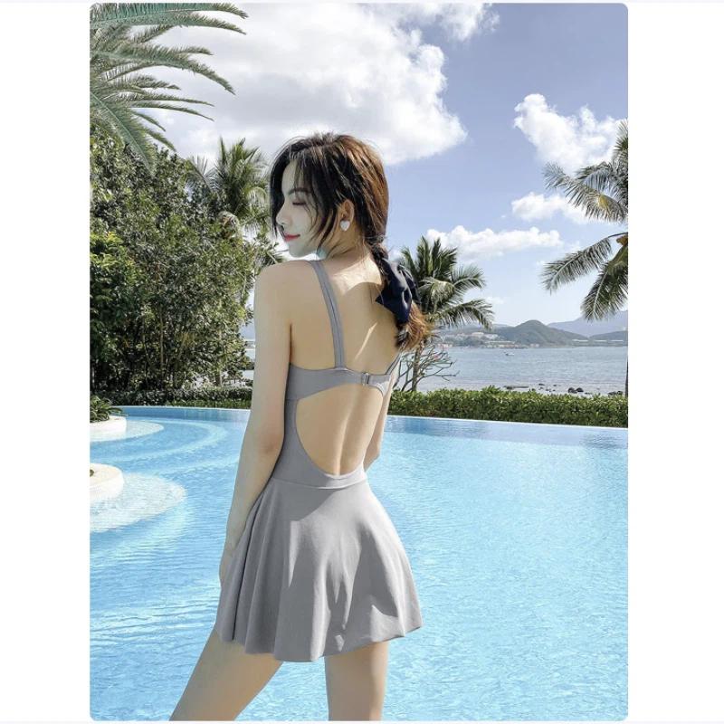 DK Swimsuit Sexy Fairy Look One-Piece Slimming