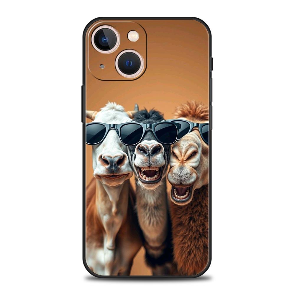Animal Camel Phone Case Cover for iPhone 17 16 15 14 13 12 11 Pro Max 17 Air Plus Shockproof Soft TPU Shell Fundas Capas Coque