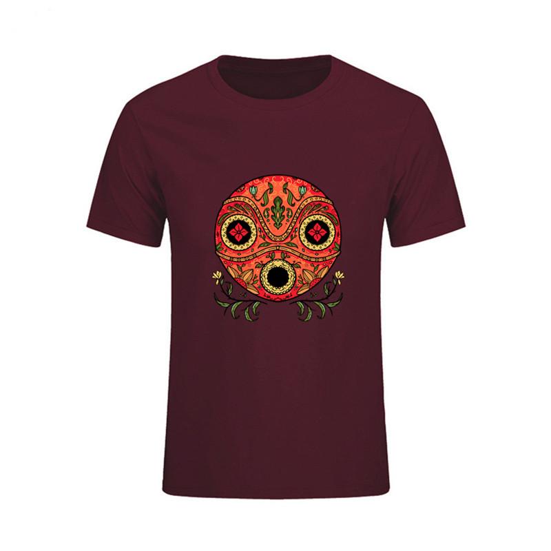 Designer Men T Shirt Funny Dia De Los Mononoke 3D Printed Male Top Tees