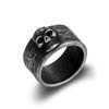 S925 Silver Ring New Personalized Skull Retro Style Men's and Women's Rings