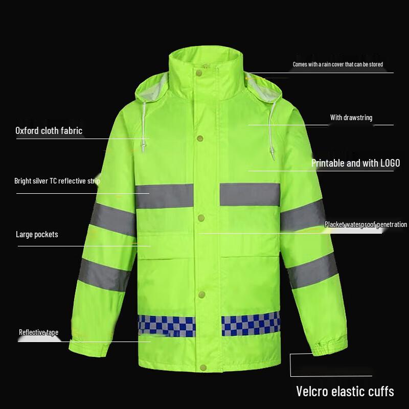 Yuzhongyi Reflective Oxford Rain Suit