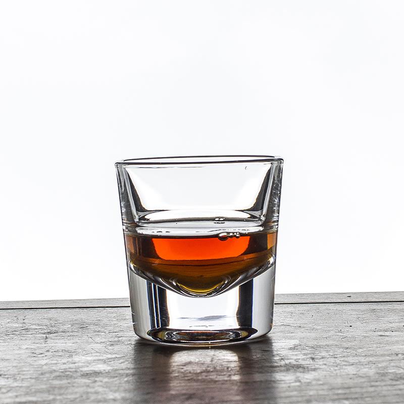 145ml 2pcs Sets Creative Whiskey Glass Thick Bottomed Wine Glass Luxury Foreign Wine Glass Elegant Cocktail Cup Bar Accessories