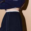 Sancai 2025 Winter Fleece-Lined High-Waist Straight Leg Pants
