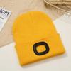 LED Beanie with Light Unisex Warm Winter Hat Unisex LED Hat with Flashlight Beanie Hat Flashlight Fishing Camping Night Hat