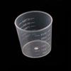 100Pcs Disposable Epoxy Resin Mixing Cups Clear Plastic Measuring Tool 30ML