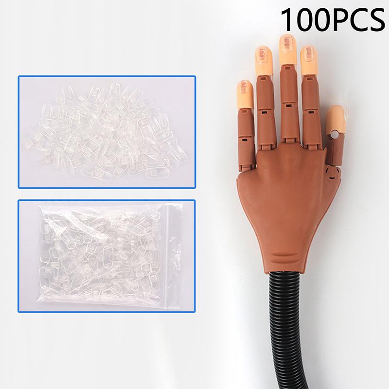 100 шт. Практика искусственных частей брони для рук протезы рук замена ногтя гибкий сустав механические аксессуары для пальцев