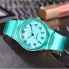 Women Transparent Silicone Wristwatch Student Clock Jelly Quartz Watch Candy Wrist Watch