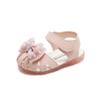 New Sandals Fashion Versatile Comfort Baby Shoe Soft Anti Slip Exquisite Girls Shoes Princess Sweet Flat Simple Baby Sandals