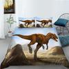 Polyester Duvet Cover Pillowcase Two-Piece Set 3D Digital Printing Dinosaur Series