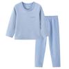 "Children’s Warm Plush Autumn Pajama and Thermal Underwear Set for Students and Teens"