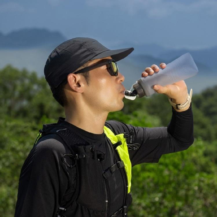 Soft Flask Running Bottles Portable Handheld Soft Folding Water Bottle Running Flask for Sports Hiking Hydrations Pack