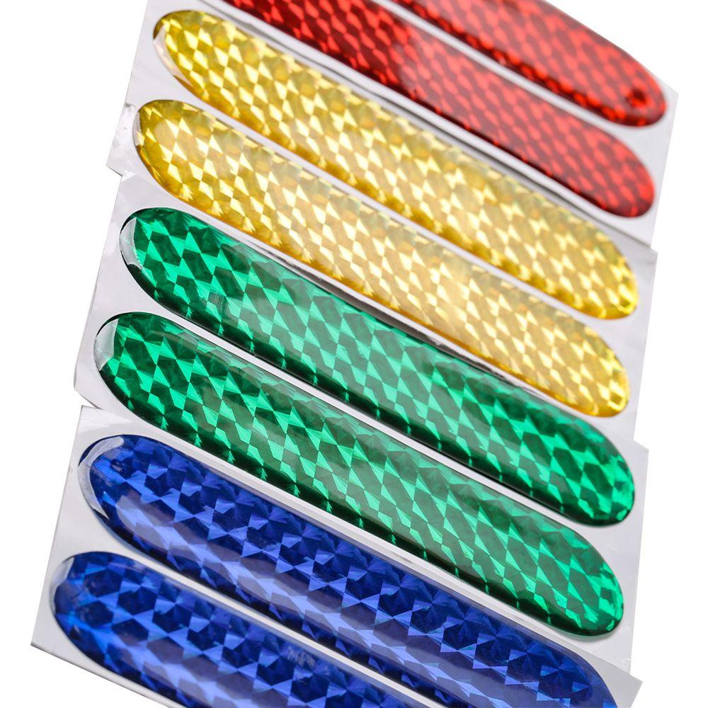 2Pcs Sign Decal Night Lamp Door Sticker Car Reflective Strips Warning Tape Safety Mark