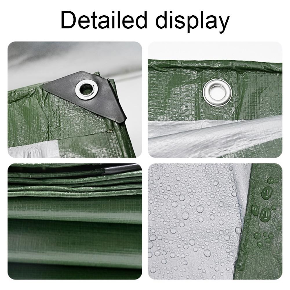 Large Tarpaulin Waterproof Heavy-Duty Rain Cloth Truck Tarp Cover Outdoor Camping Tent Canopy Pergola Sun Shade Car Shed Awning