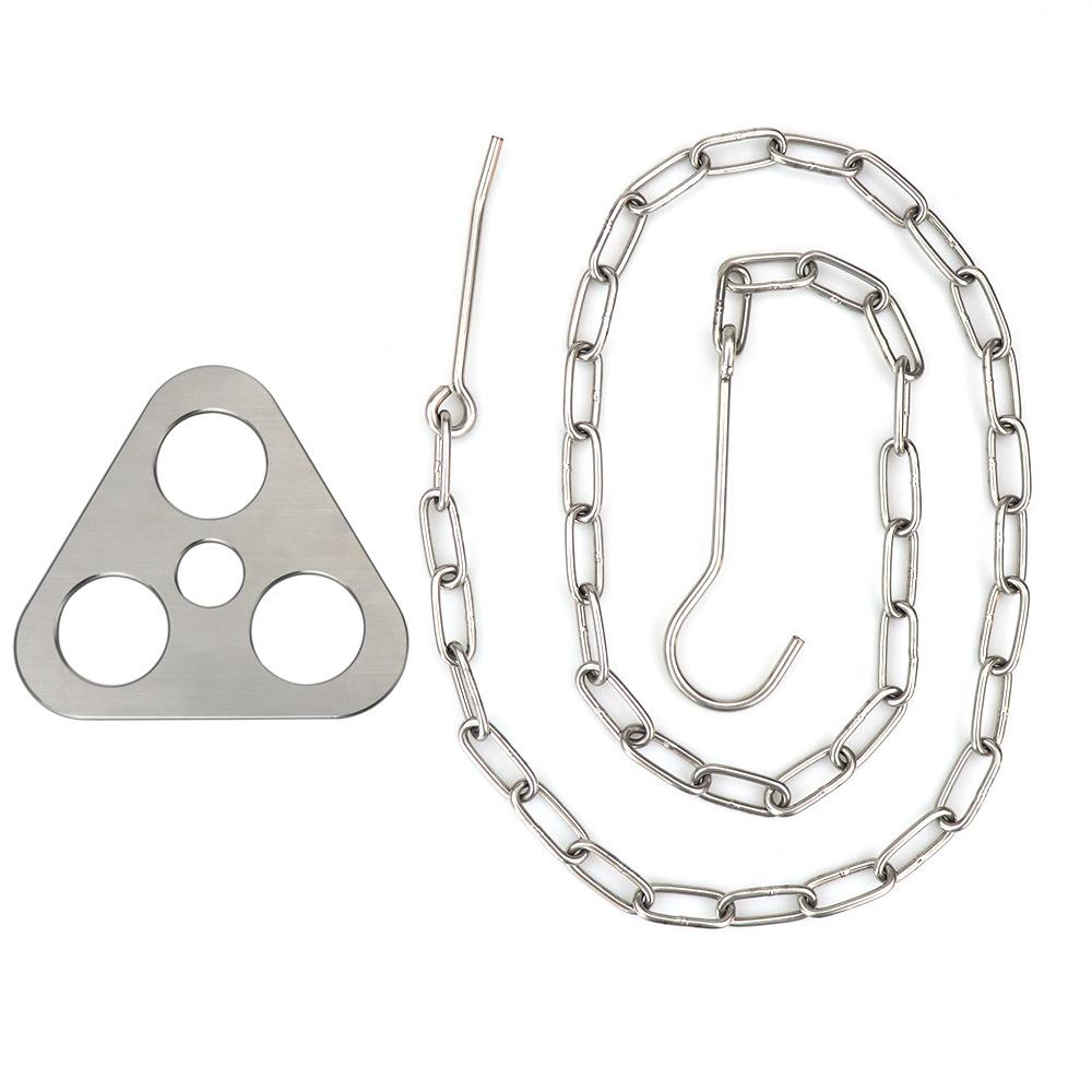 Стойка для барбекю на открытом воздухе, набор для подвешивания горшков, треугольная стойка для костра из нержавеющей стали, переносная стойка для пикника, бытовые принадлежности для барбекю