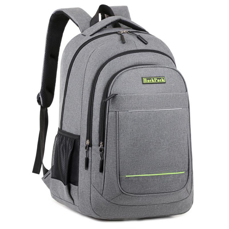 Oxford Fabric Large Capacity Student Backpack With Breathable Straps For Middle School And High School Students
