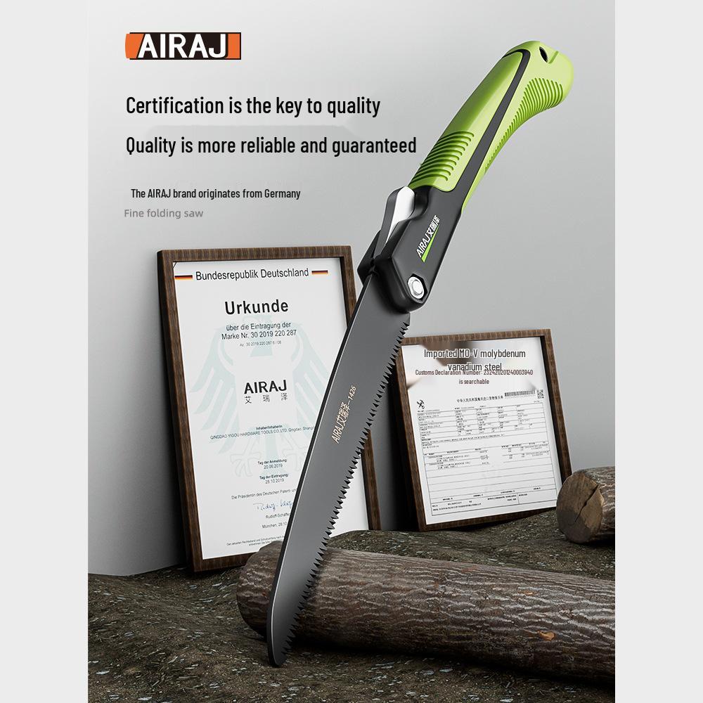 Компактная ручная пила по дереву - Складной ручной инструмент для резки деревьев и древесины