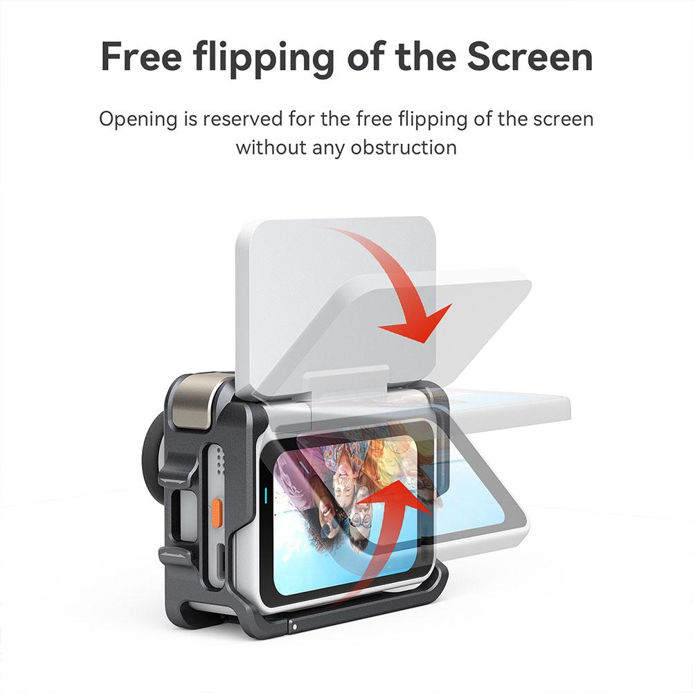 For Insta360 Go Ultra Metal Frame Cage Multifunction Utility Protective Case Accessory For Action Camera Shell Protector