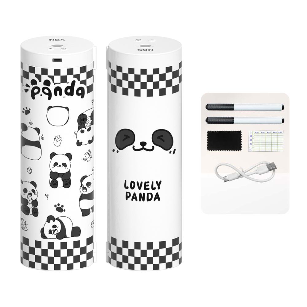 NBX Pencil Cases Fingerprint Password Lock Pencil Case Organizer Double Layer Cylindrical Cute Pen