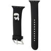 Karl Lagerfeld 3D Rubber Karl Head Strap For Apple Watch 38/40/41Mm - Black
