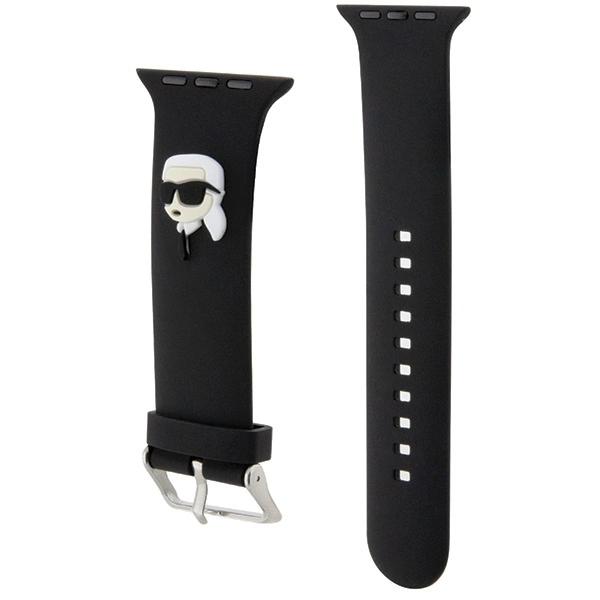 Karl Lagerfeld 3D Rubber Karl Head Strap For Apple Watch 38/40/41Mm - Black