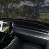 Аксессуары для Tesla Model 3, декоративные наклейки на центральную консоль, модель Y, углеродное волокно, ABS Model3, декоративные
