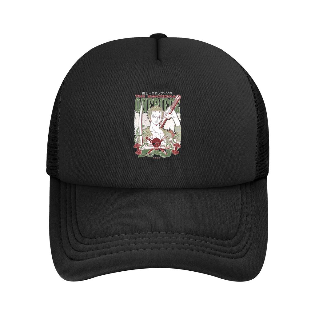 Sanji onepieces Flag Mesh Baseball Caps Unisex HipHop Trucker Hat Anime Adjustable Summer Sports Cap