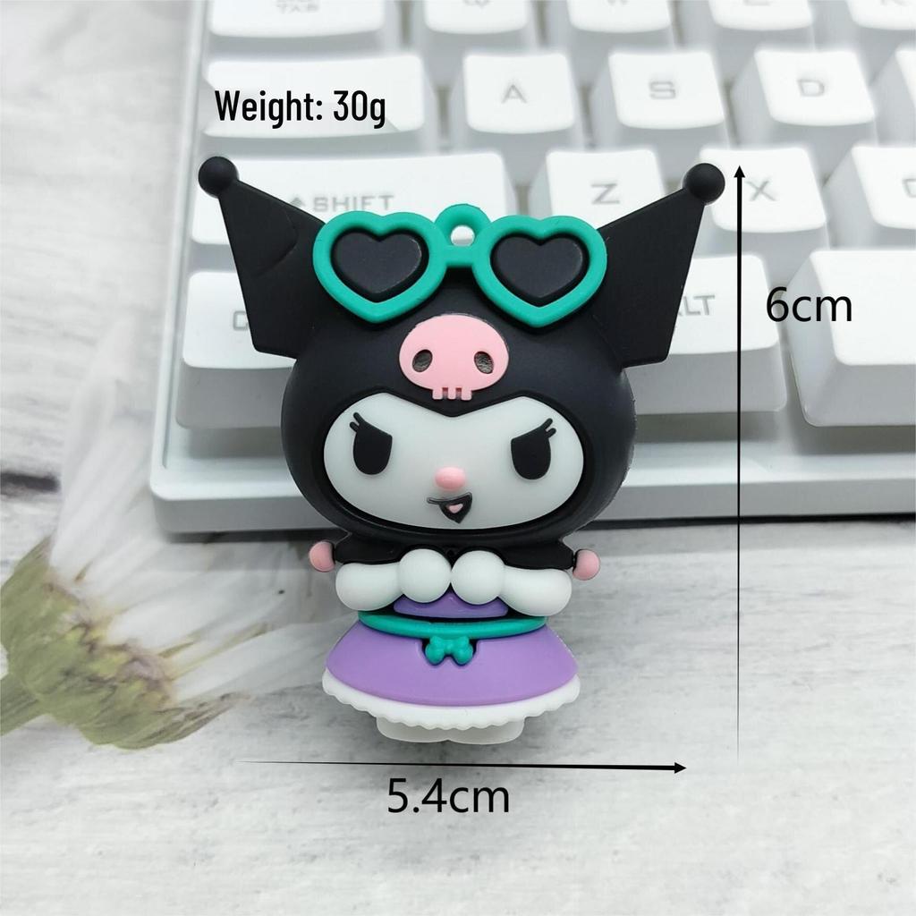 Мультяшный брелок КТ Кэт: Мягкий ПВХ Резиновый Подвеска-брелок Sanrio Аксессуар для DIY