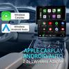 2 in 1 Wireless CarPlay Adapter & Android Auto Wireless Adapter Plug and Play Carplay Wireless Adapter Auto Connect