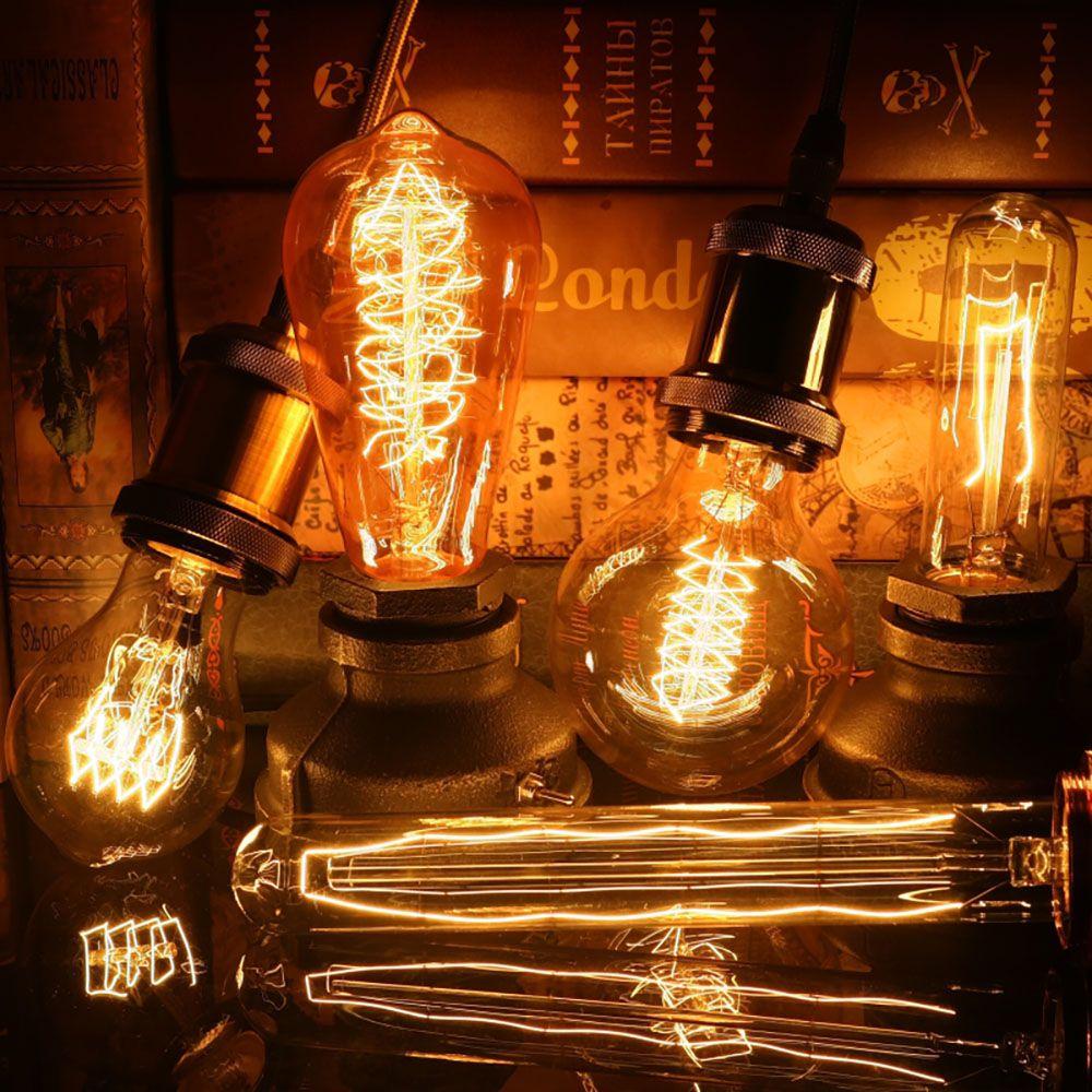 Filament Dimmable Safe Retro Light Appliance Home Lighting Incandescent Bulbs Edison Light Bulb