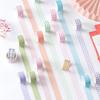 Набор японской бумаги washi Jilü: Свежая клетчатая серия для планировщиков, дневников, альбомов и DIY-декора.
