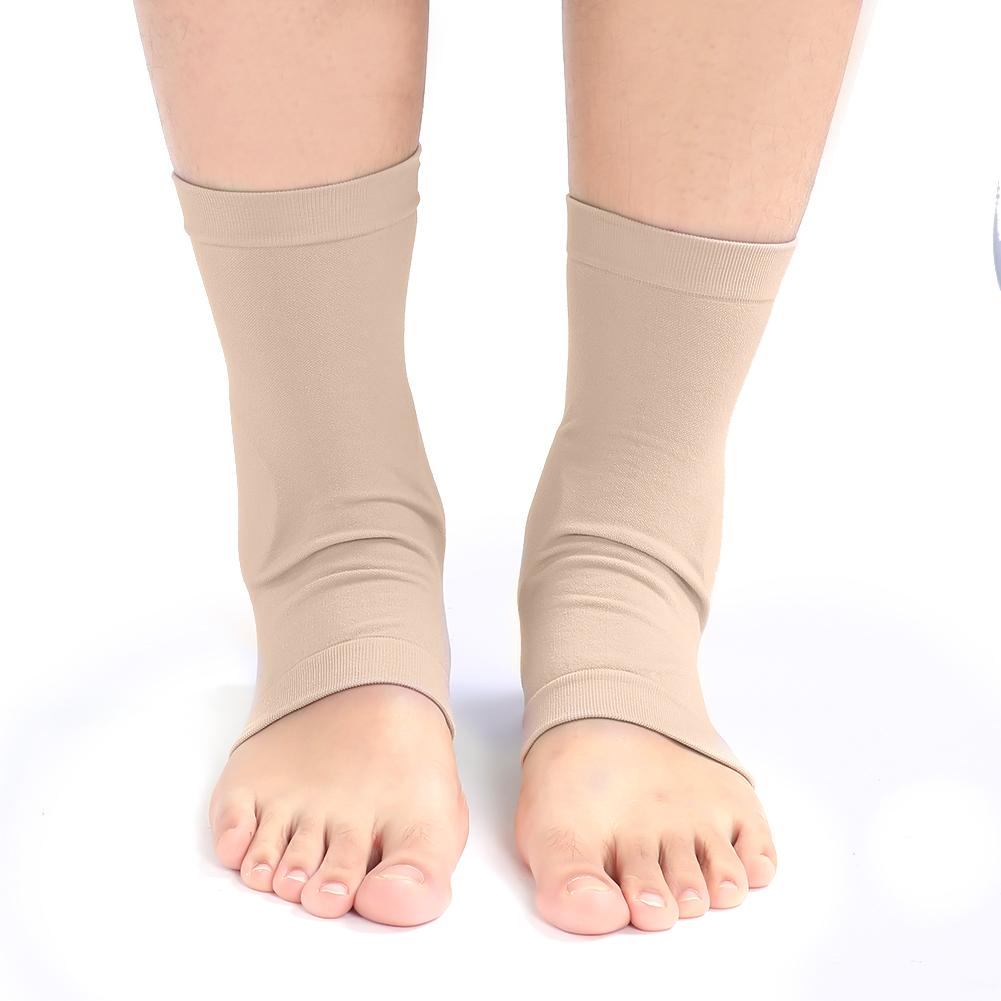 Soft Elastic Ankle Protection Sleeve Silicone Protective Pad Breathable Foot Heel Crack Sock