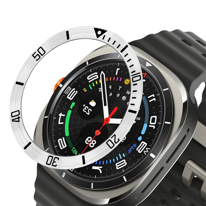 For Samsung Galaxy Watch 7 Ultra 47mm Bezel Ring Metal Protecive Case Cover For Galaxy Watch Ultra Protector Shell Accessoris