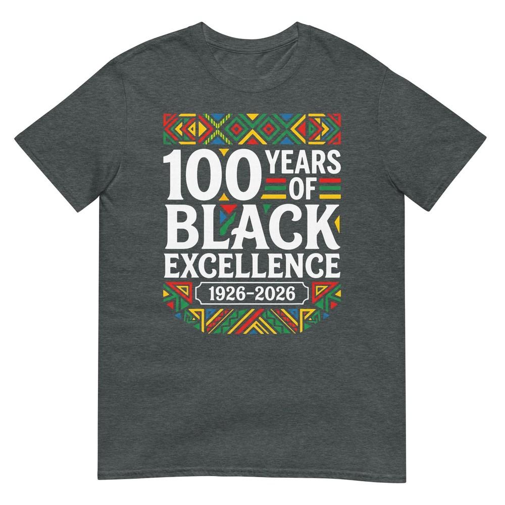 Black History Month 100 Years Of Black Excellence Centennial Tshirt