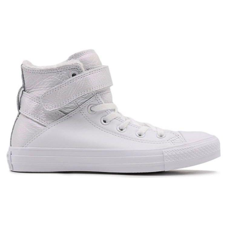 Converse Chuck Taylor All Star Нескользящие Прочные Высокие Кеды для Скейтбординга Женские Кроссовки Белые 558310C