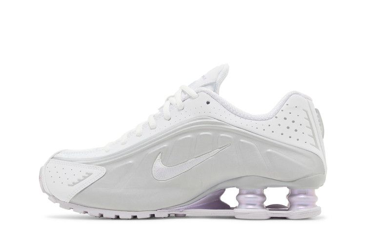 Nike Shox R4 White Metallic Platinum Barely Grape (Women's)