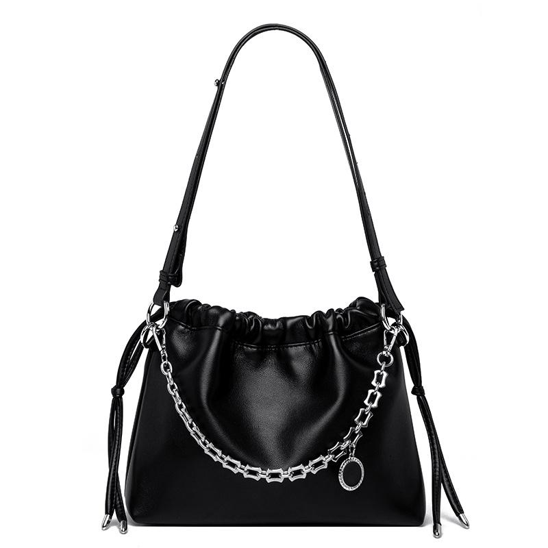 Кожаная плиссированная сумка Cloud Bag Premium Underarm Bag Commuter Fashion Shoulder Crossbody Bag