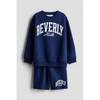Комплект из 2 предметов HM Sweat темно-синий Beverly Hills