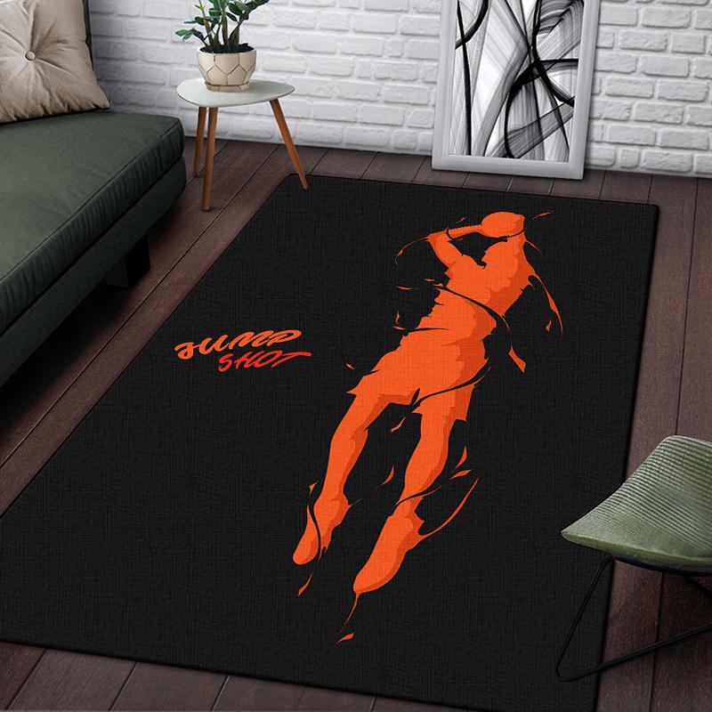 Большой ковер для баскетбола для гостиной, ковер с 3D-печатью, ковер для спальни, коврик для ванной, мягкий ковер, украшение для дома, настольный коврик, коврик для домашних животных