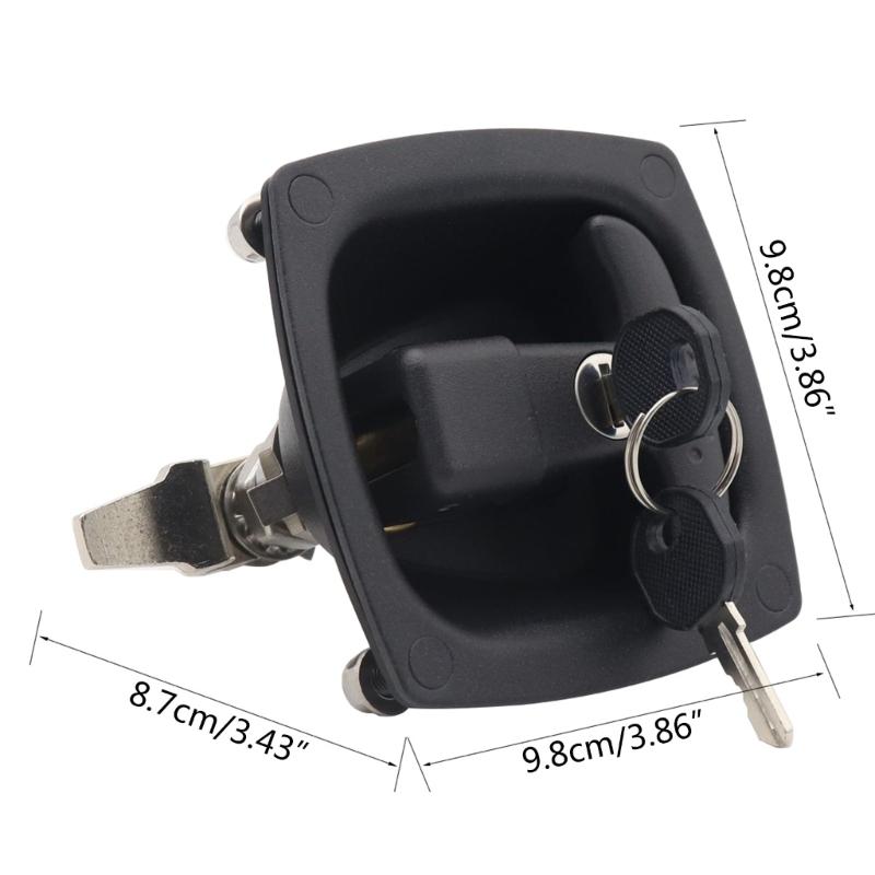 Замки с ручкой из цинкового сплава Т-образного типа, электрический инструмент для машиностроения, панель грузовика, каравана, лодка, морской прицеп