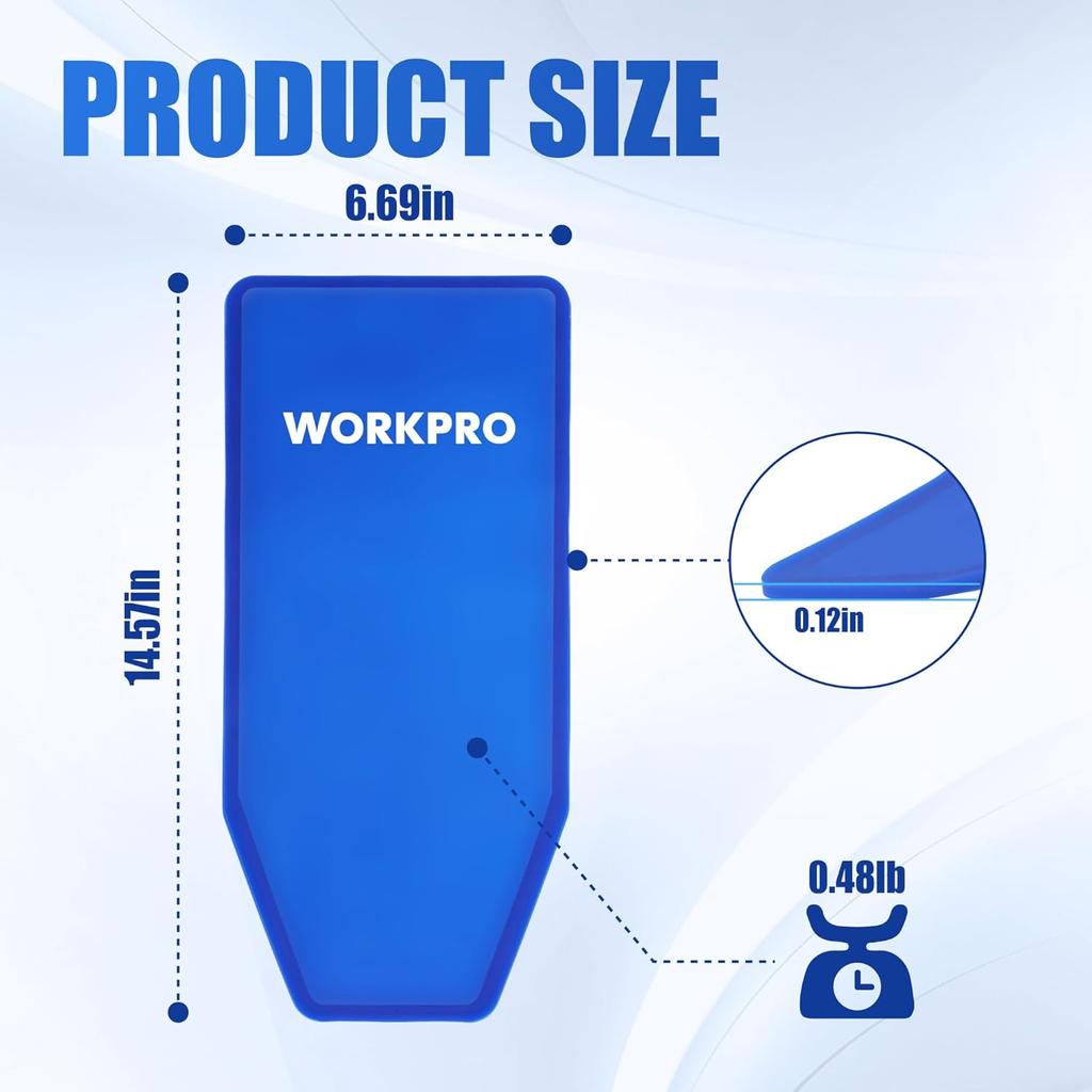 WORKPRO Flexible Oil Funnel For Oil Changes, Foldable Drain Tool For Quick And Clean Liquid Transfer
