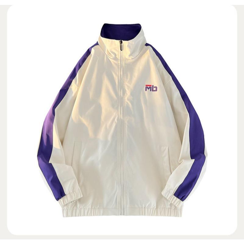 Модная мужская и женская куртка с воротником-стойкой в одном стиле, модная студенческая куртка в корейском стиле, рабочая одежда, повседневная ветровка, топ