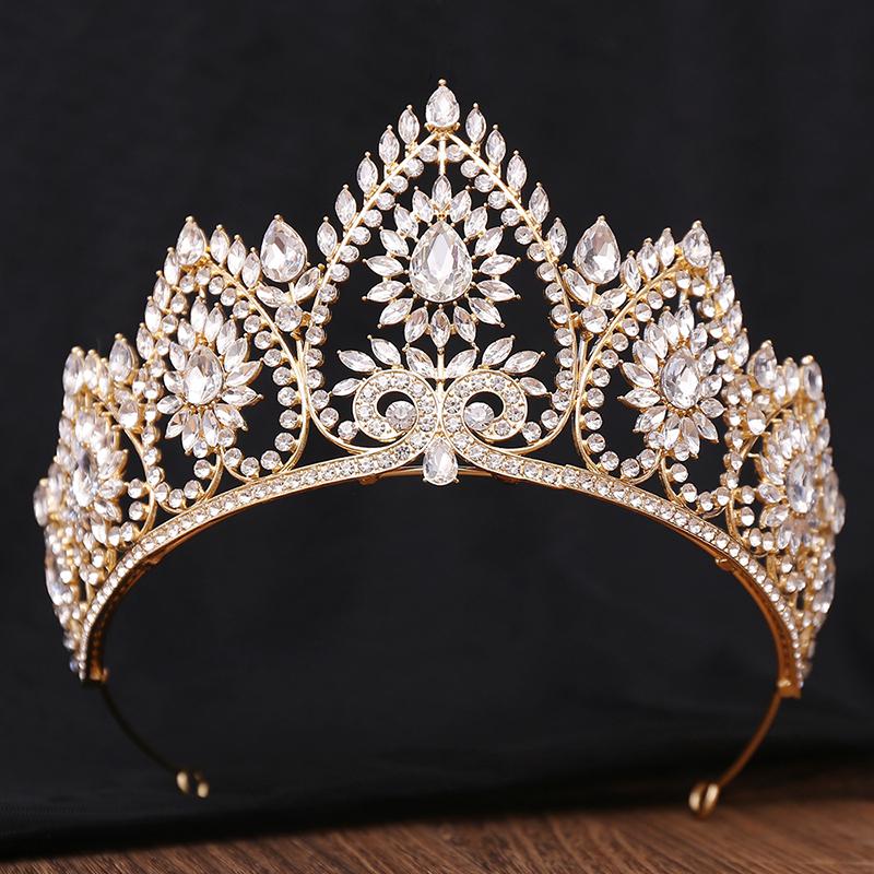 Quality Queen Tiaras and Crowns for Women Bridal Wedding Crown Hair Jewelry Party Birthday Bride Headdress Accessories