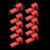 10Pcs Aquarium Bracket Support Frame Mini Acrylic Fish Tank Glass Cover Holder Aquarium Accessories 5/6/8/10/12/15/19mm