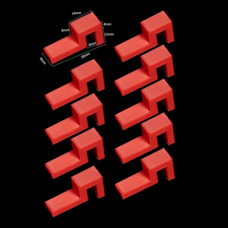 10Pcs Aquarium Bracket Support Frame Mini Acrylic Fish Tank Glass Cover Holder Aquarium Accessories 5/6/8/10/12/15/19mm
