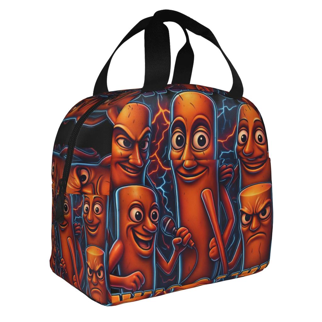 TUNG TUNG TUNG SAHUR FUNK Italian Brainrot Lunch Bag Women Funny Meme Thermal Cooler Insulated Lunch Box for School