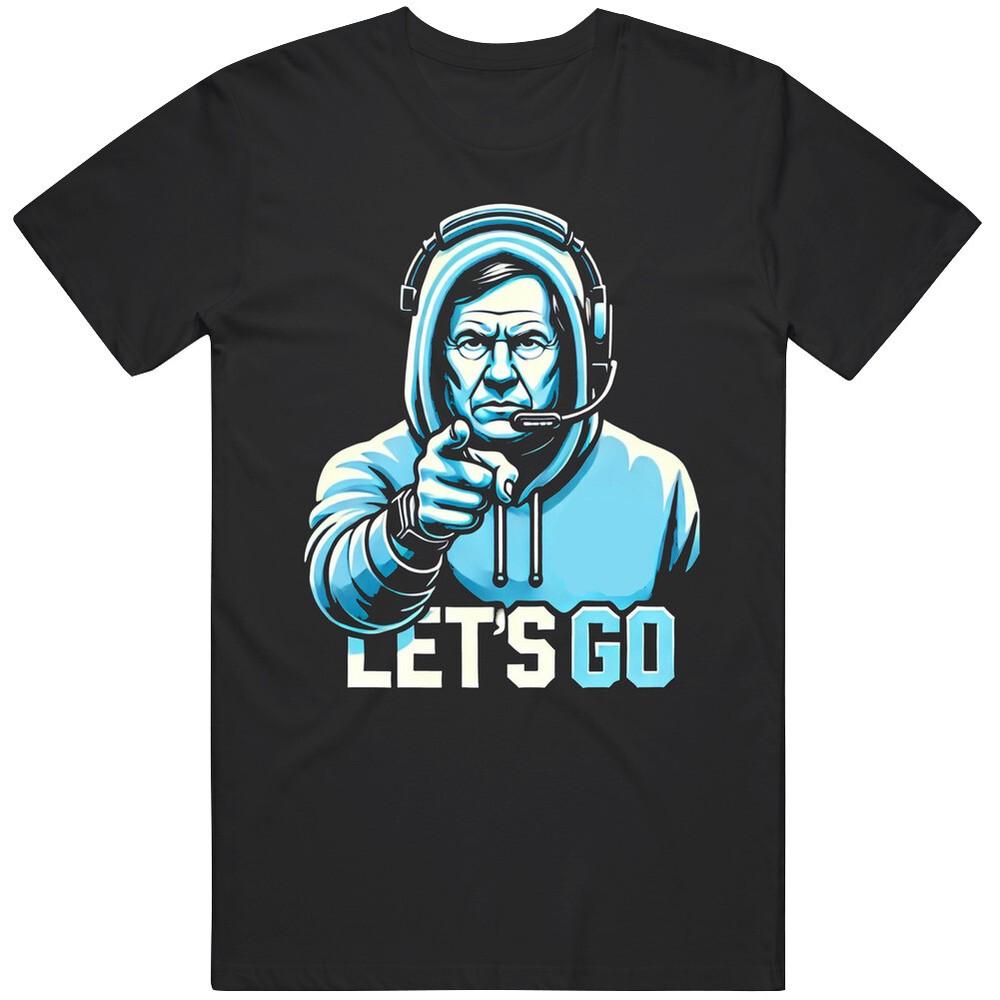 Футболка для фанатов Чапел Билл Беличик Let's Go, унисекс